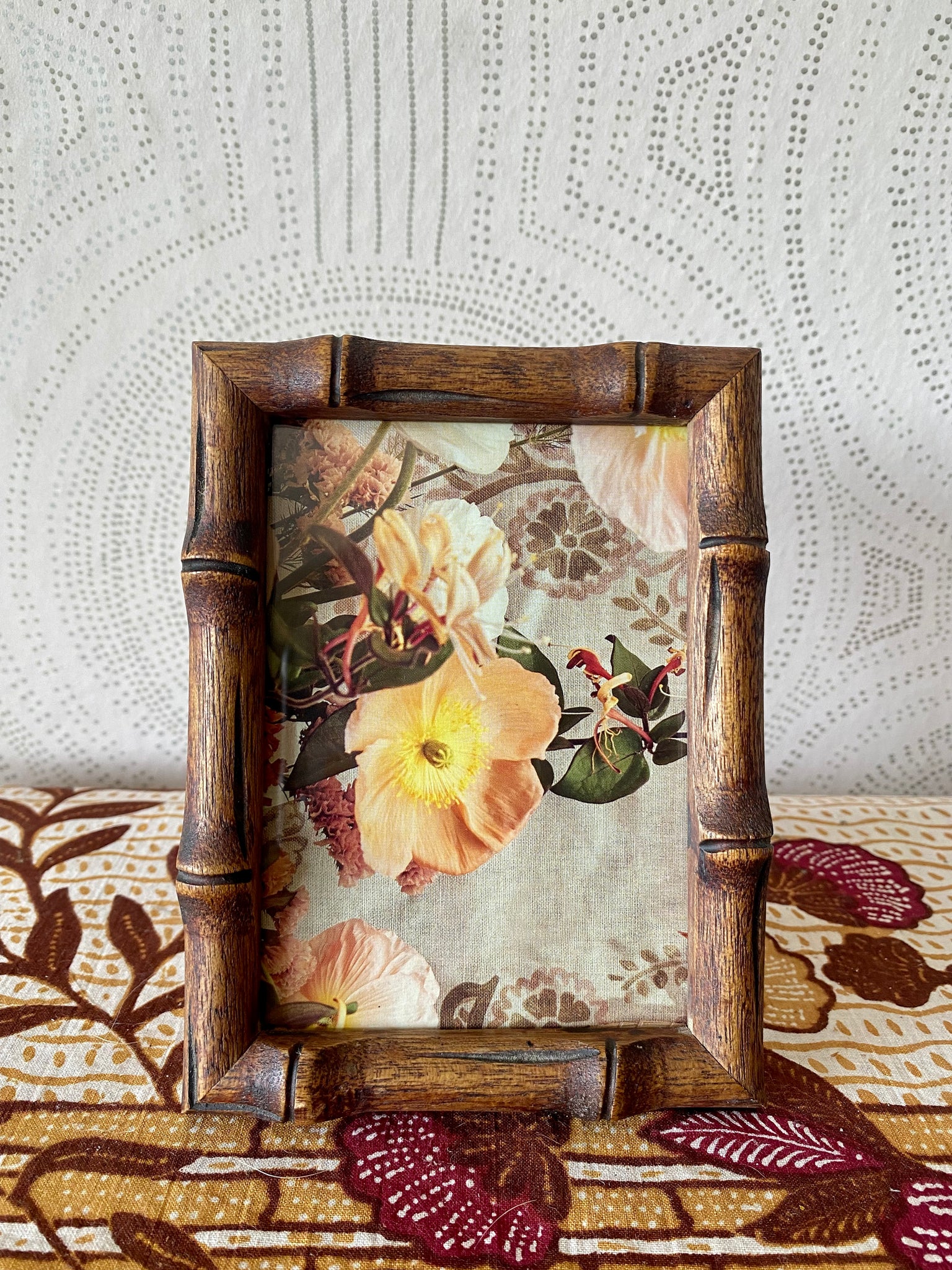 Bamboo-style Hand-made Wooden Photo Frame