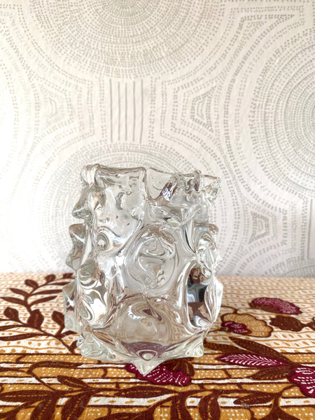 Hand-blown Organic Glass Vessel