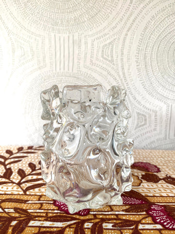 Hand-blown Organic Glass Vessel